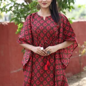 Girls Kaftan Printed Top