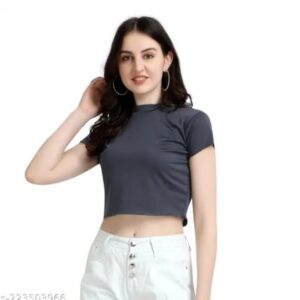 Plain crop Tops half & Full sleeves